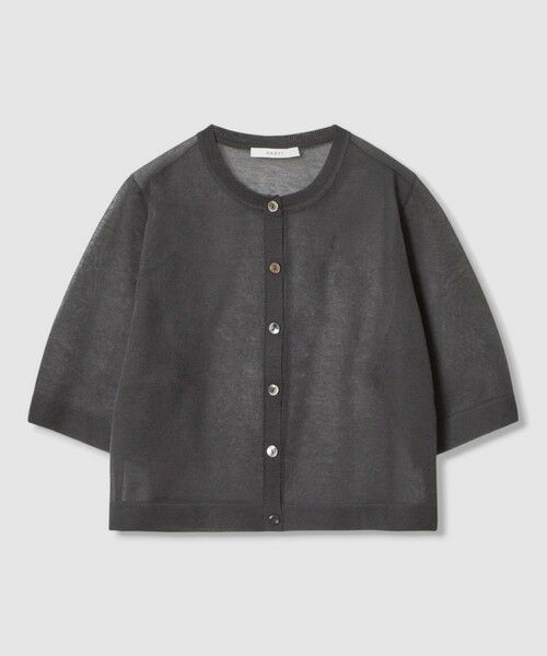 ANAYI / アナイ カーディガン・ボレロ | ハーフスリーブシアークルー カーディガン | 詳細21
