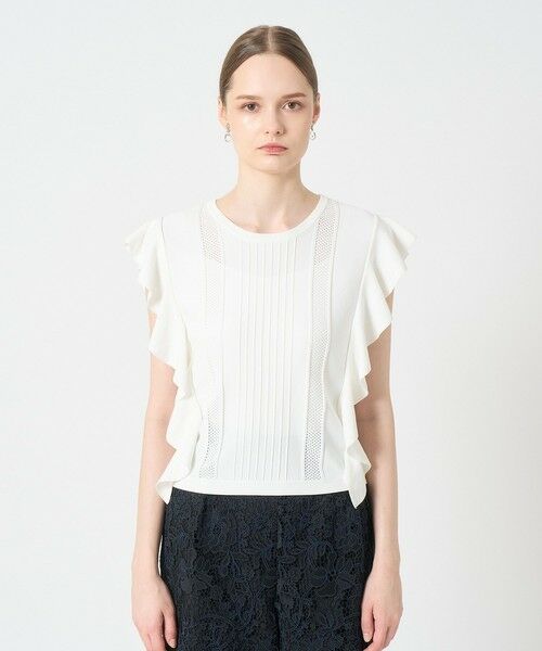 ANAYI / アナイ ニット・セーター | ビラテラールラッフル プルオーバー | 詳細1