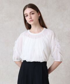 ANAYI / アナイ ニット・セーター | チュールレイヤードパフ プルオーバー