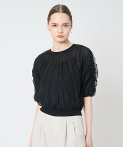 ANAYI / アナイ ニット・セーター | チュールレイヤードパフ プルオーバー