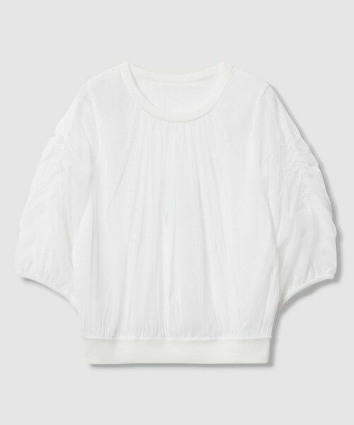 ANAYI / アナイ ニット・セーター | チュールレイヤードパフ プルオーバー | 詳細4
