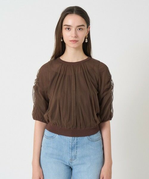 ANAYI / アナイ ニット・セーター | チュールレイヤードパフ プルオーバー | 詳細7