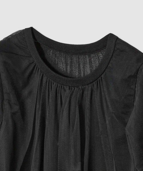 ANAYI / アナイ ニット・セーター | チュールレイヤードパフ プルオーバー | 詳細21