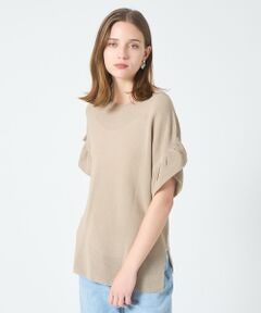 ANAYI / アナイ ニット・セーター | 和紙ガーター2WAYチュニックプルオーバー