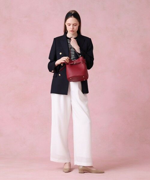 ANAYI / アナイ ショルダーバッグ | ◇ベルテッドバケット ハンドバッグ | 詳細8