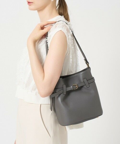 ANAYI / アナイ ショルダーバッグ | ◇ベルテッドバケット ハンドバッグ | 詳細12