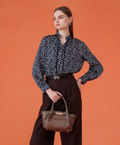 ANAYI / アナイ ハンドバッグ | ◇ターンロック付き2WAYショルダーバッグ(mocha (85))