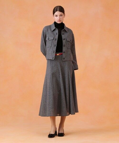 ANAYI / アナイ ミニ・ひざ丈スカート | 【セットアップ対応商品】ハードカラミマチフレア スカート | 詳細5