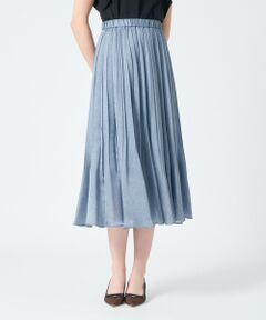 アナイ プリーツスカート ロング 定価3.1万 アシンメトリー 可愛い 紺 S アナイ プリーツスカート アシンメトリー 変形 ロングスカート