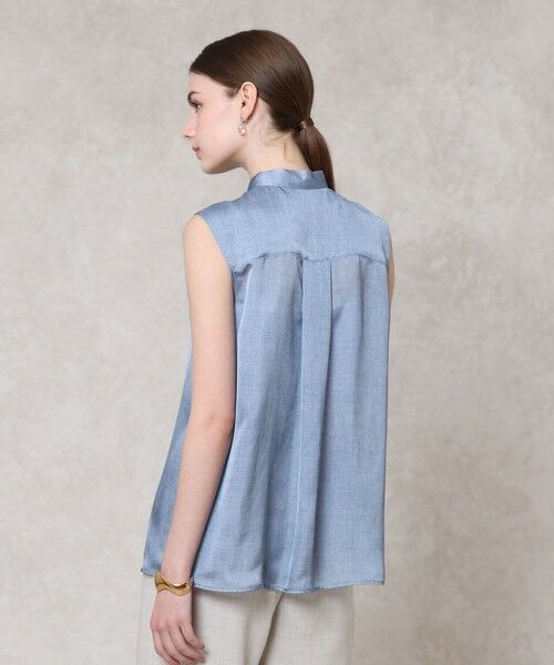 ANAYI / アナイ シャツ・ブラウス | 【セットアップ対応商品】デニムプリントボウタイブラウス | 詳細3