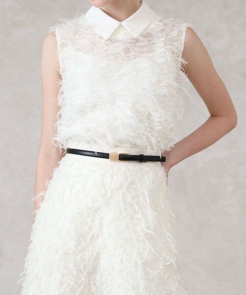 ANAYI / アナイ ベルト・サスペンダー | プレートバックルスライドベルト(black (95))