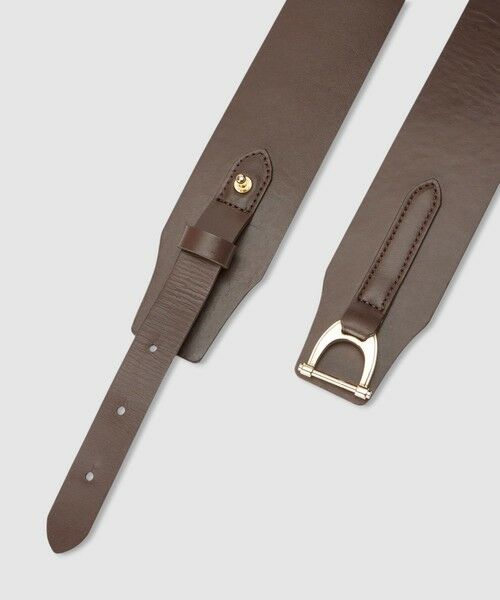 ANAYI / アナイ ベルト・サスペンダー | Ｄバックルデザインワイドベルト | 詳細3