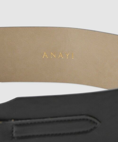 ANAYI / アナイ ベルト・サスペンダー | Ｄバックルデザインワイドベルト | 詳細8