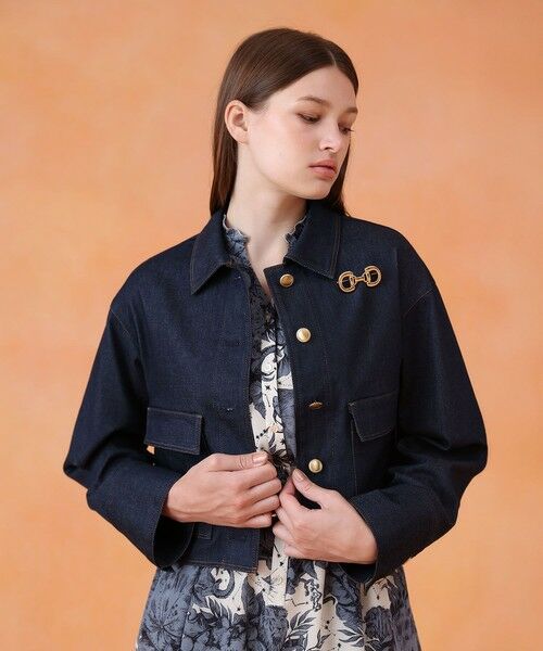 ANAYI / アナイ その他アウター | 【セットアップ対応商品】デニムライクステンカラー ジャケット | 詳細4