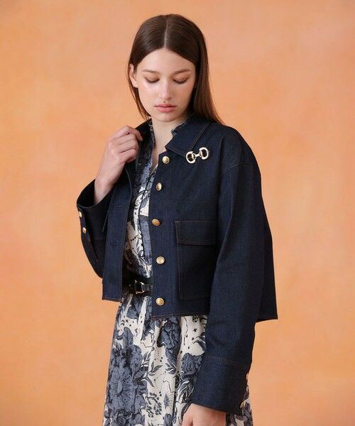 ANAYI / アナイ その他アウター | 【セットアップ対応商品】デニムライクステンカラー ジャケット | 詳細5