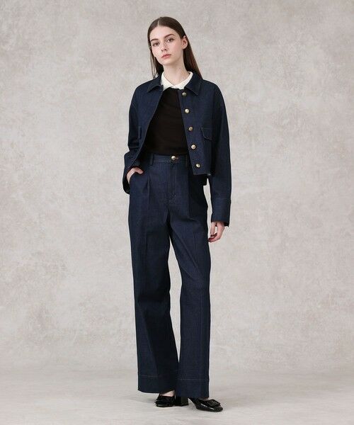 ANAYI / アナイ その他アウター | 【セットアップ対応商品】デニムライクステンカラー ジャケット | 詳細7