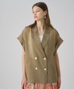 ANAYI / アナイ テーラードジャケット | オーガンフレンチスリーブジャケット