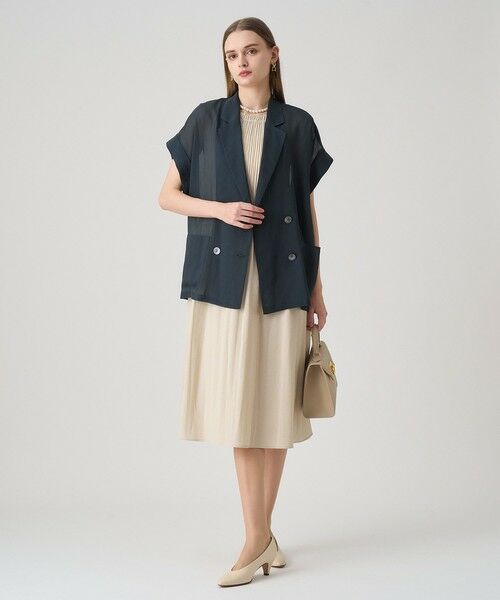 ANAYI / アナイ テーラードジャケット | オーガンフレンチスリーブジャケット | 詳細4