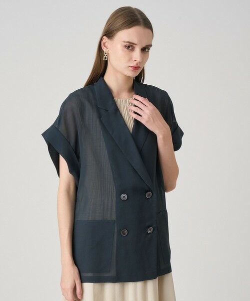 ANAYI / アナイ テーラードジャケット | オーガンフレンチスリーブジャケット | 詳細2