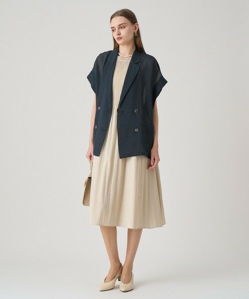 ANAYI / アナイ テーラードジャケット | オーガンフレンチスリーブジャケット | 詳細3