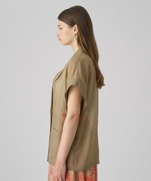 ANAYI / アナイ テーラードジャケット | オーガンフレンチスリーブジャケット | 詳細13