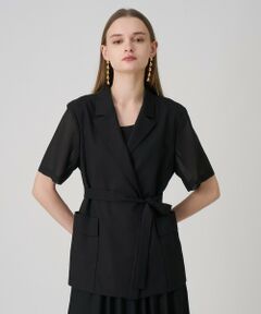 ANAYI / アナイ その他アウター | リネンライクボイル半袖ジャケット