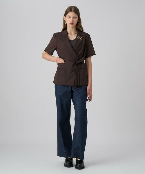 ANAYI / アナイ その他アウター | リネンライクボイル半袖ジャケット | 詳細6