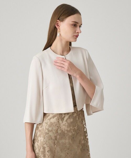 ANAYI / アナイ カーディガン・ボレロ | トリアセサテンボレロジャケット | 詳細1