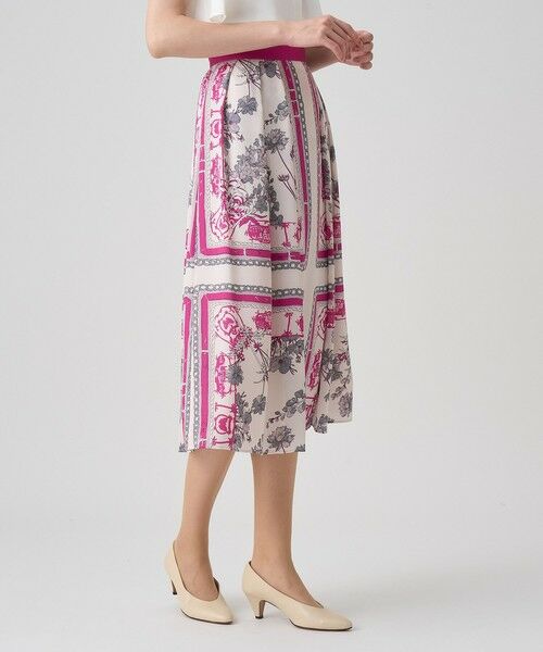 ANAYI / アナイ ロング・マキシ丈スカート | スカーフプリントタック スカート | 詳細2