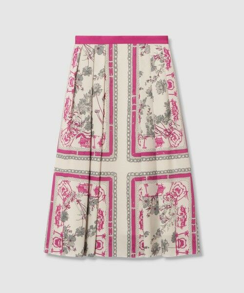 ANAYI / アナイ ロング・マキシ丈スカート | スカーフプリントタック スカート | 詳細7