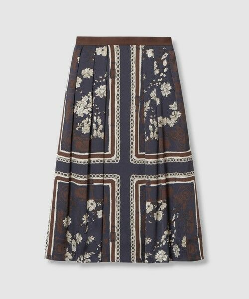 ANAYI / アナイ ロング・マキシ丈スカート | スカーフプリントタック スカート | 詳細16