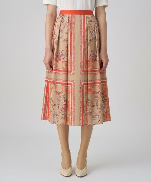 ANAYI / アナイ ロング・マキシ丈スカート | スカーフプリントタック スカート | 詳細19