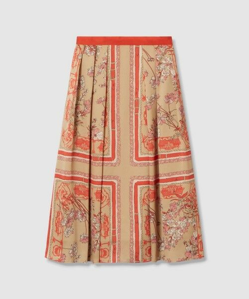 ANAYI / アナイ ロング・マキシ丈スカート | スカーフプリントタック スカート | 詳細26