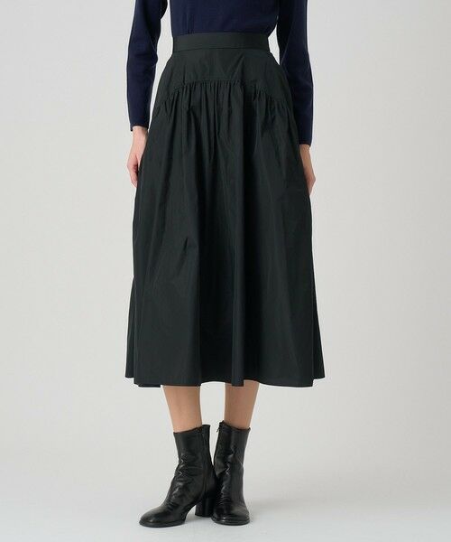 ANAYI / アナイ ミニ・ひざ丈スカート | タフタヨークギャザー スカート | 詳細21