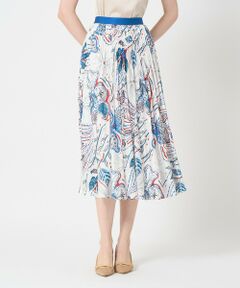 ANAYI / アナイ ロング・マキシ丈スカート | ボタニカルペイズリープリーツスカート