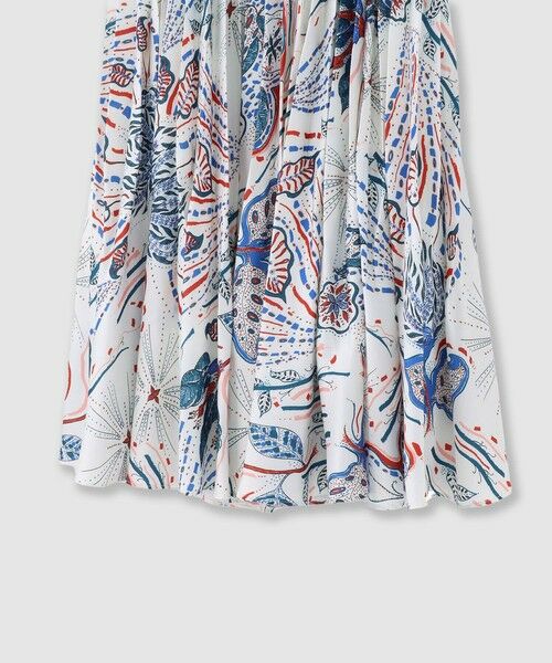 ANAYI / アナイ ロング・マキシ丈スカート | ボタニカルペイズリープリーツスカート | 詳細11