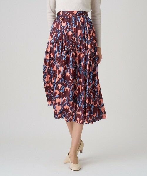 ANAYI / アナイ ロング・マキシ丈スカート | 【セットアップ対応商品】ペイントフラワープリントティアード スカート | 詳細12