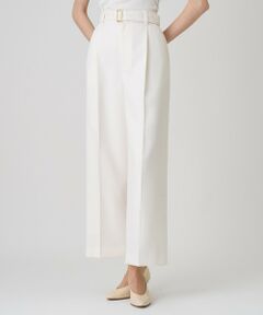 ANAYI / アナイ その他パンツ | ブライトツイルタックワイドパンツ