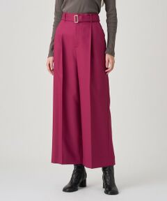 ANAYI / アナイ その他パンツ | ブライトツイルタックワイドパンツ