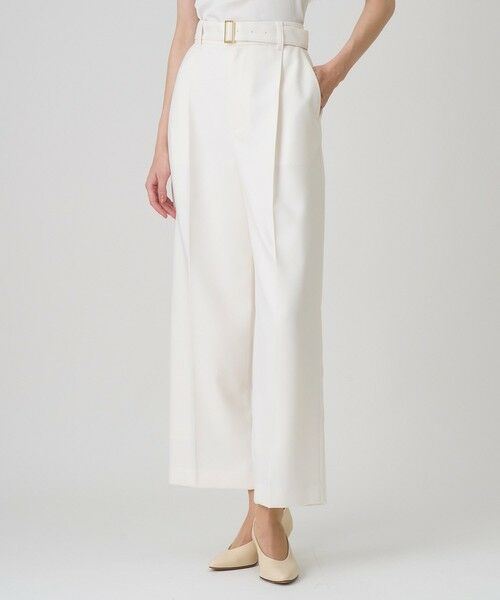 ANAYI / アナイ その他パンツ | ブライトツイルタックワイドパンツ | 詳細2