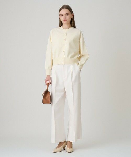 ANAYI / アナイ その他パンツ | ブライトツイルタックワイドパンツ | 詳細7