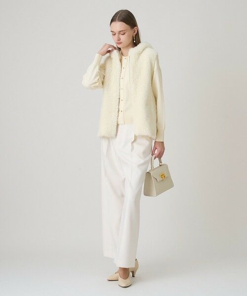 ANAYI / アナイ その他パンツ | ブライトツイルタックワイドパンツ | 詳細8