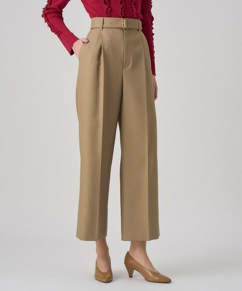 ANAYI / アナイ その他パンツ | ブライトツイルタックワイドパンツ | 詳細18