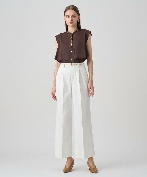 ANAYI / アナイ その他パンツ | 【セットアップ対応商品】デニムライクタックパンツ | 詳細4