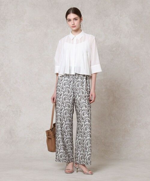 ANAYI / アナイ その他パンツ | ペイズリーデシンイージーパンツ | 詳細6