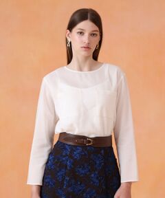 ANAYI / アナイ シャツ・ブラウス | トリアセボイルポケットＴブラウス