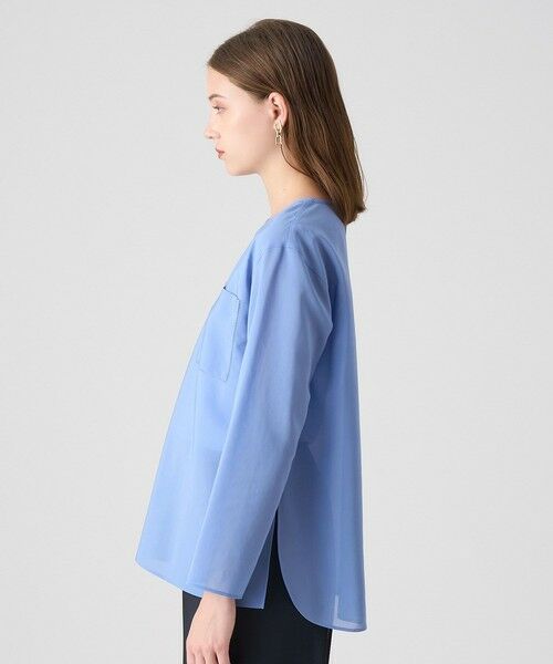 ANAYI / アナイ シャツ・ブラウス | トリアセボイルポケットTブラウス | 詳細9