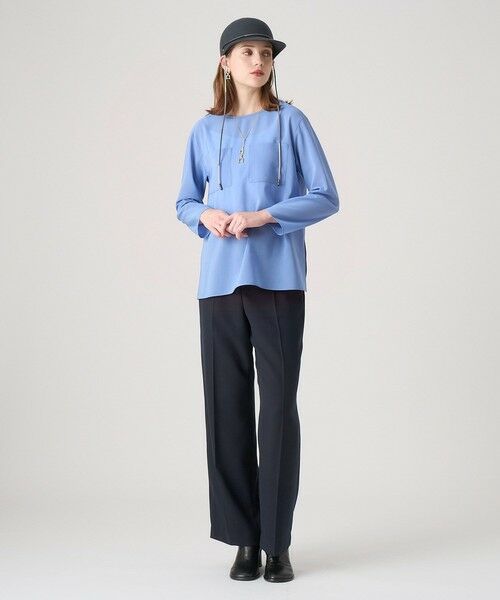 ANAYI / アナイ シャツ・ブラウス | トリアセボイルポケットTブラウス | 詳細13