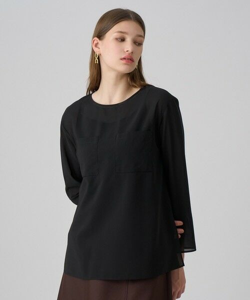 ANAYI / アナイ シャツ・ブラウス | トリアセボイルポケットTブラウス | 詳細19