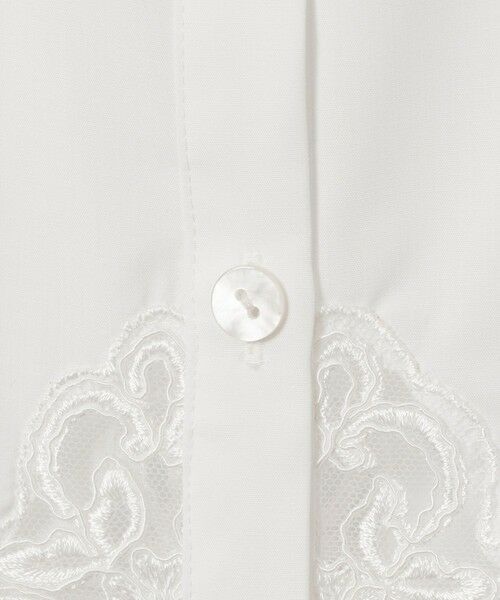 ANAYI / アナイ シャツ・ブラウス | カットワークレースコットンシャツ | 詳細8